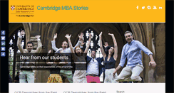 Desktop Screenshot of cambridgembastories.com