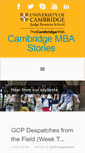 Mobile Screenshot of cambridgembastories.com